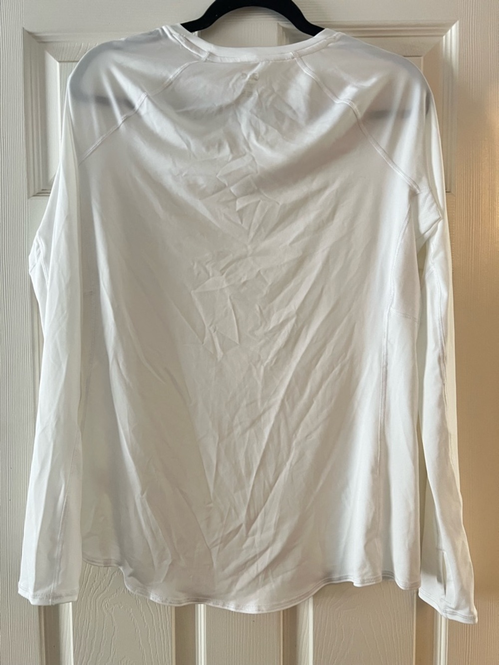 DSG White Crewneck Long Sleeve Shirt - Picture 4 of 4